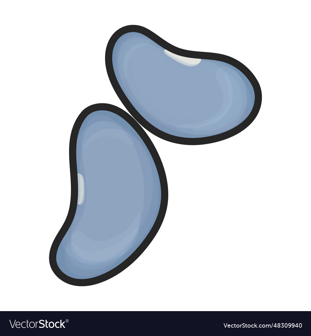 Beans color icon bean