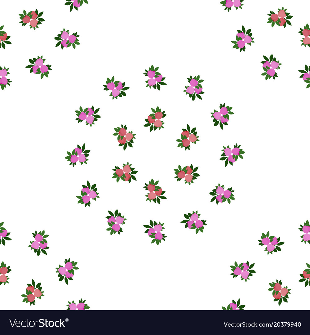 Bedding with a pattern of flowering