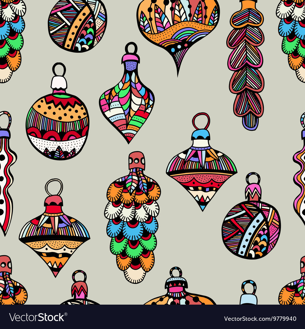 Colored seamless pattern