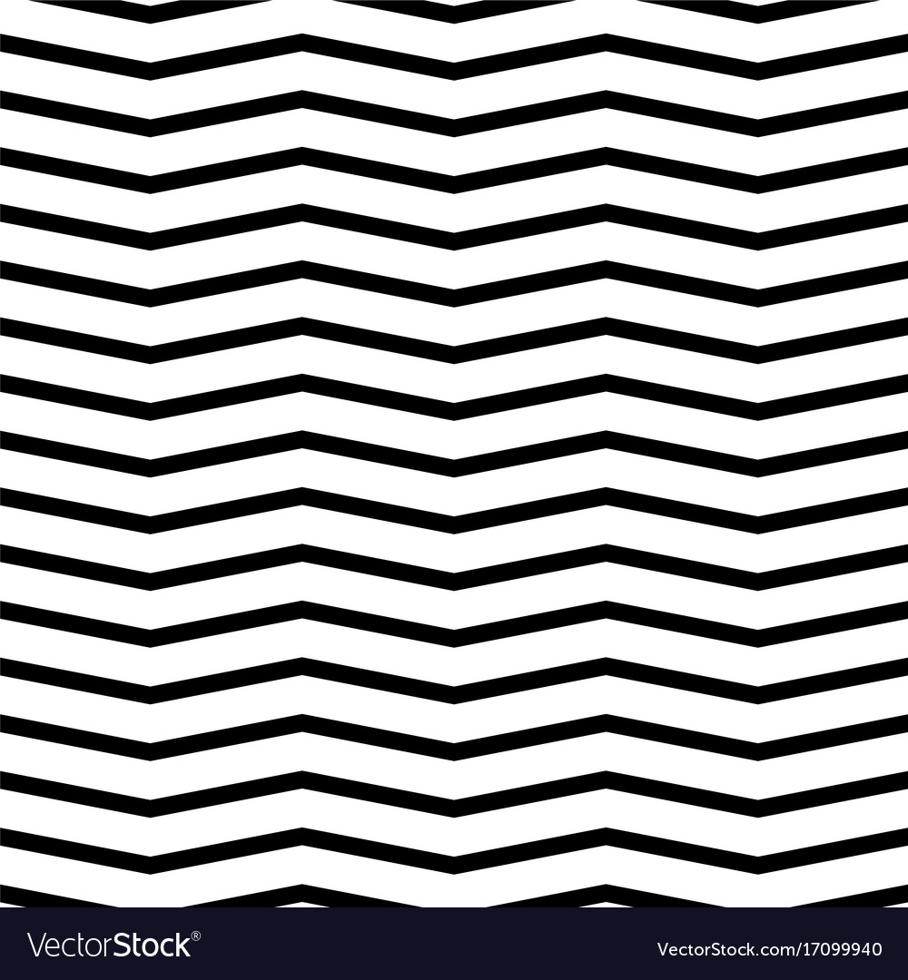 Curved Zigzag Wave Pattern