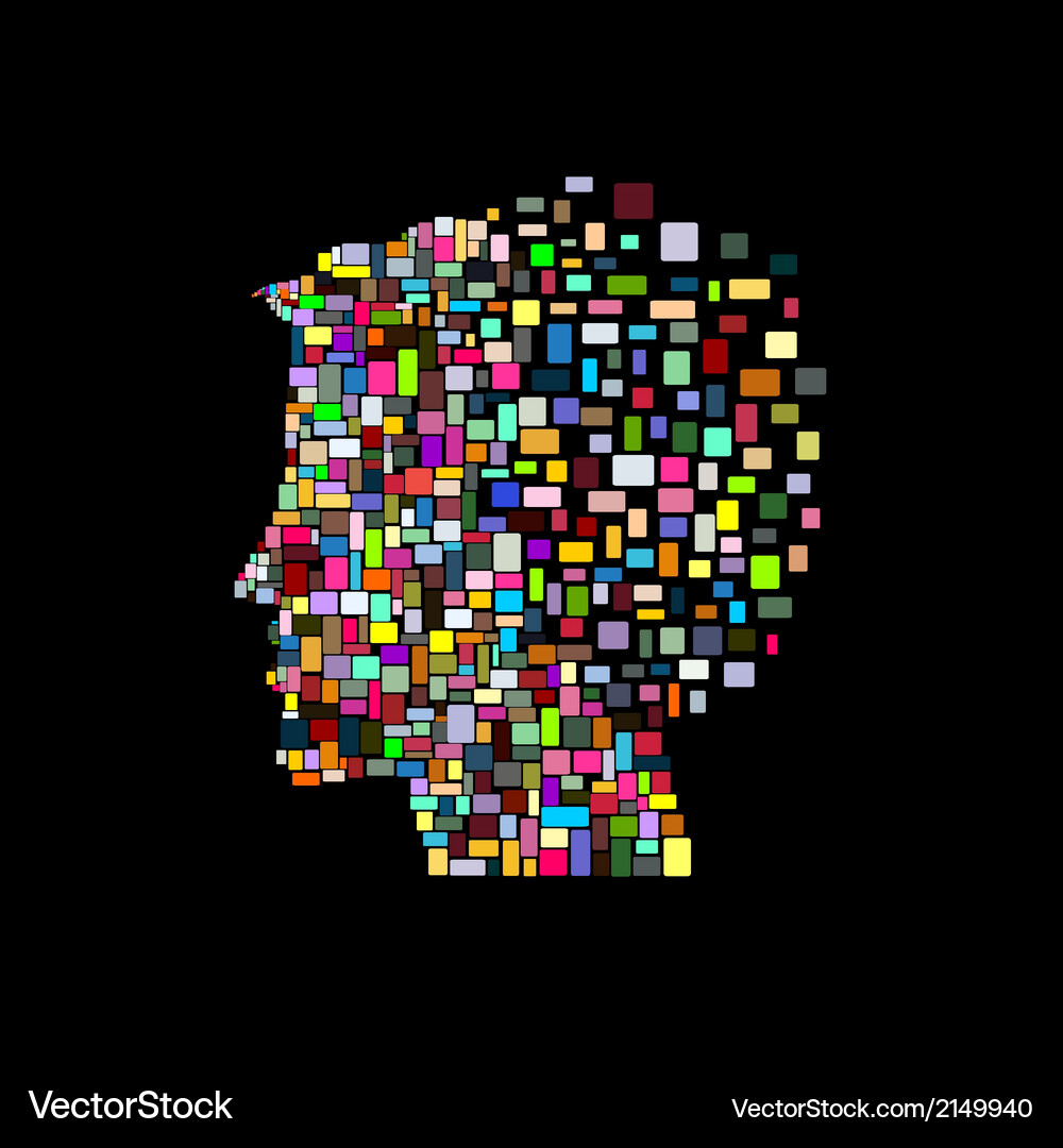Man head Royalty Free Vector Image - VectorStock