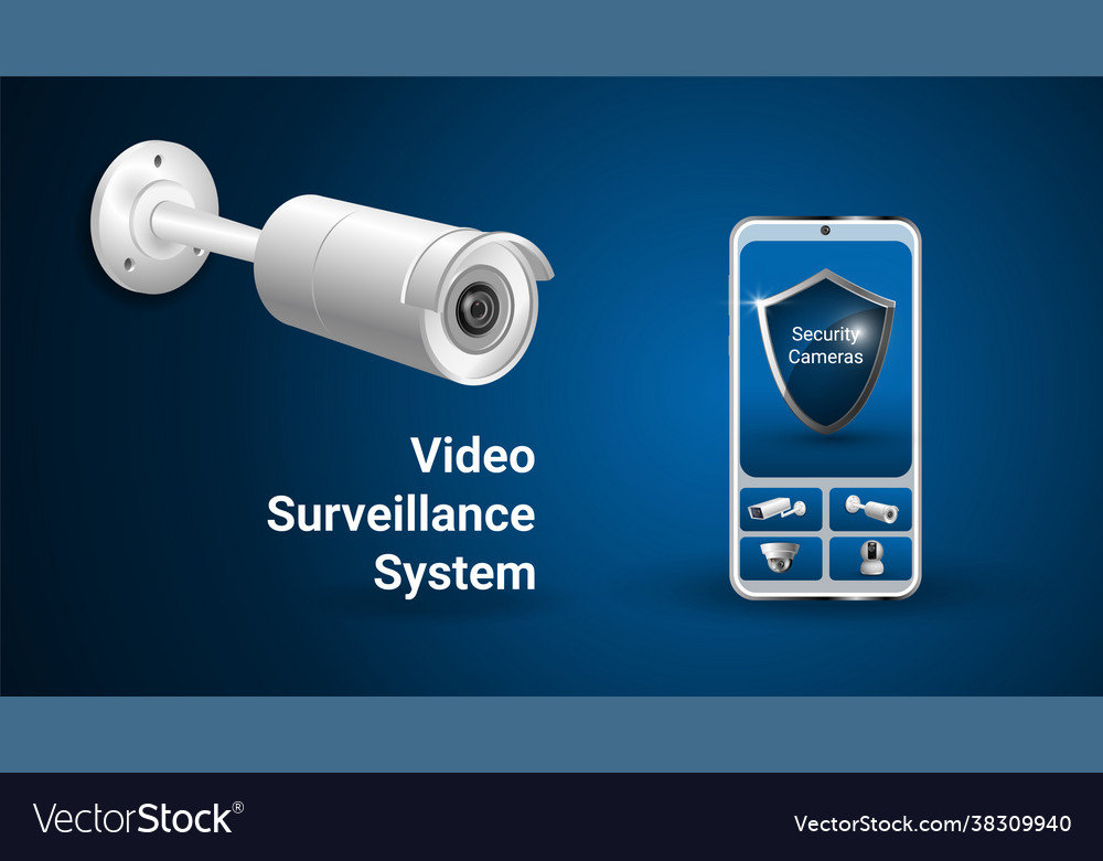 Mobile phone with an app for video surveillance