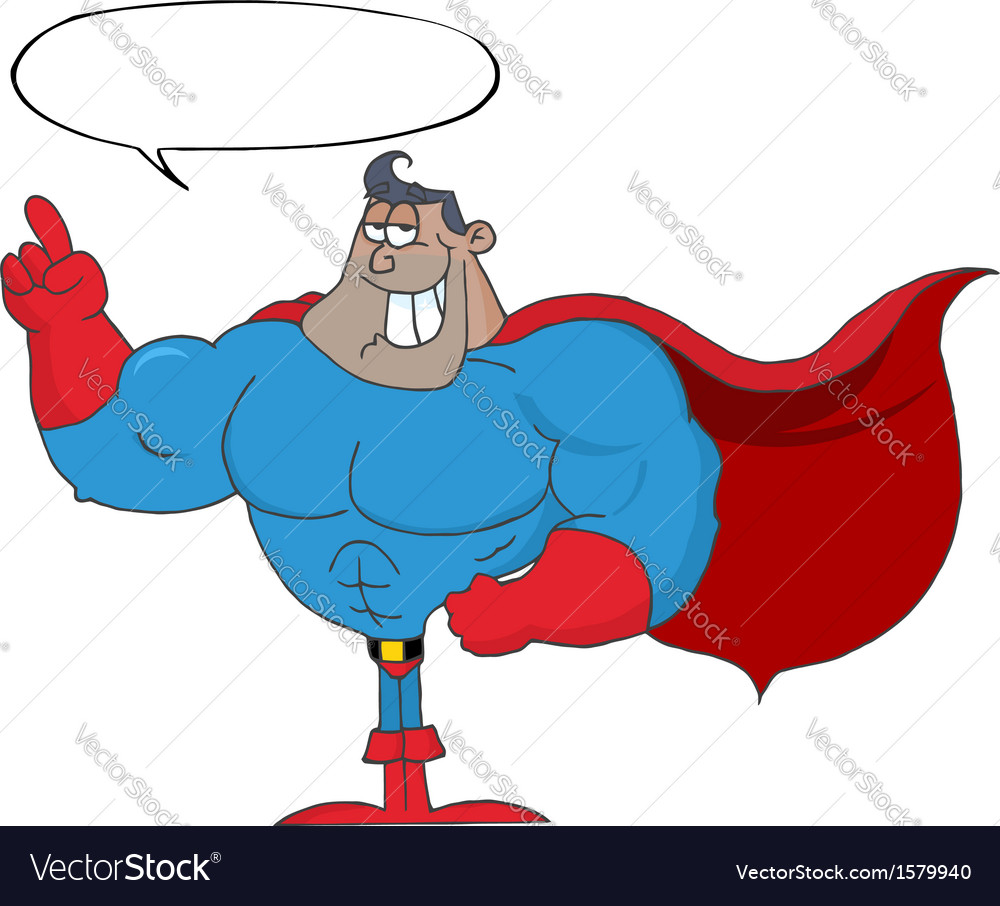 Super hero cartoon