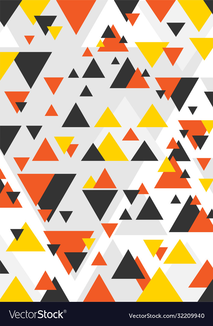 Triangle geometric abstract background