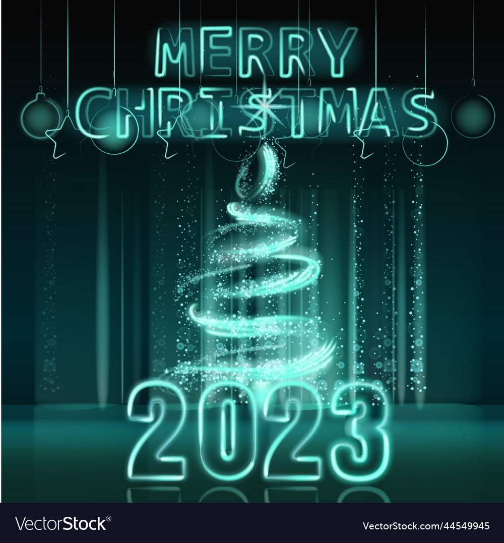 Background merry christmas and happy new year 2023