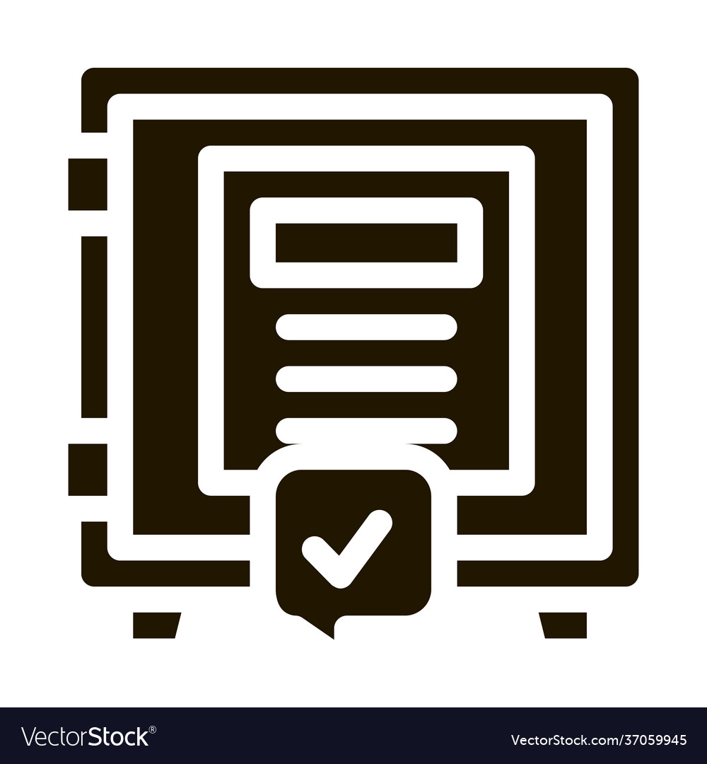 Code safe icon glyph Royalty Free Vector Image