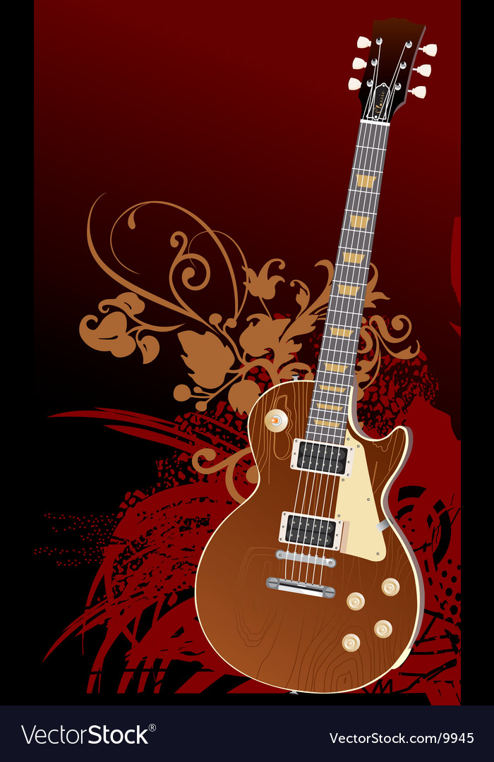 Guitar Royalty Free Vector Image - VectorStock