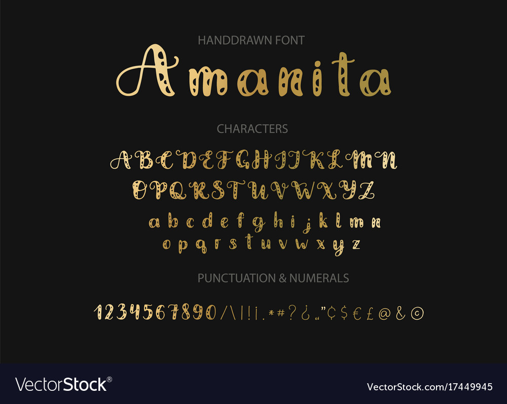 Handdrawn script font display sty