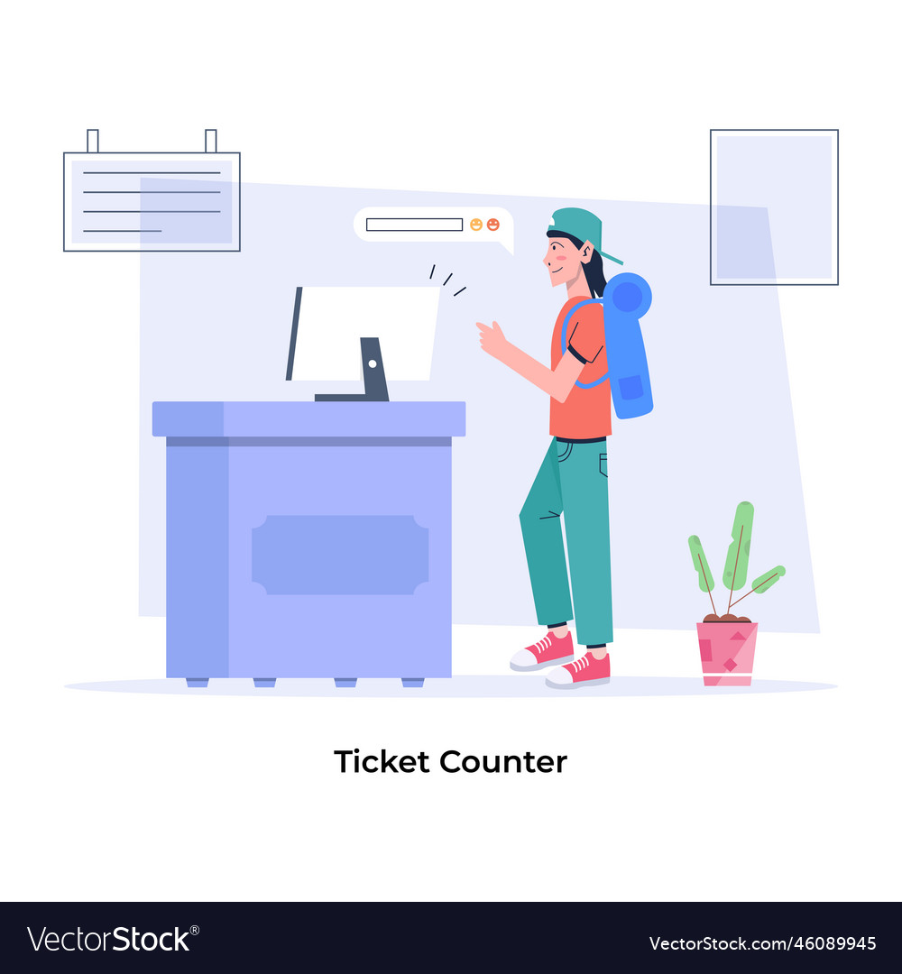 Ticket counter