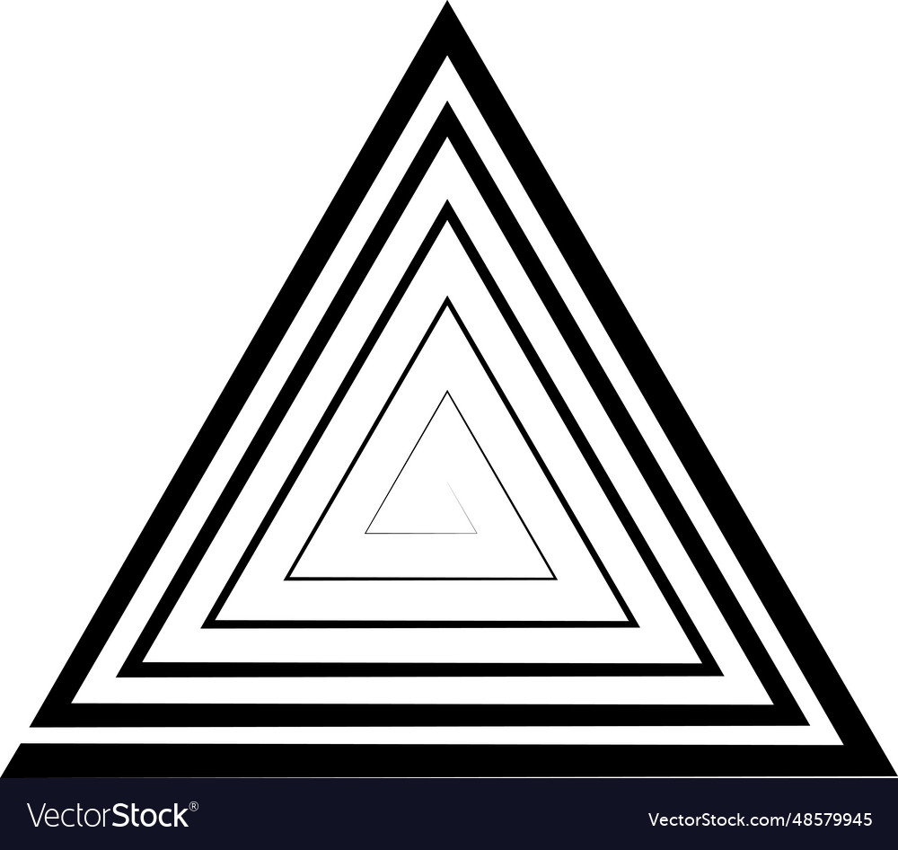 Triangular spiral maze optical depth template