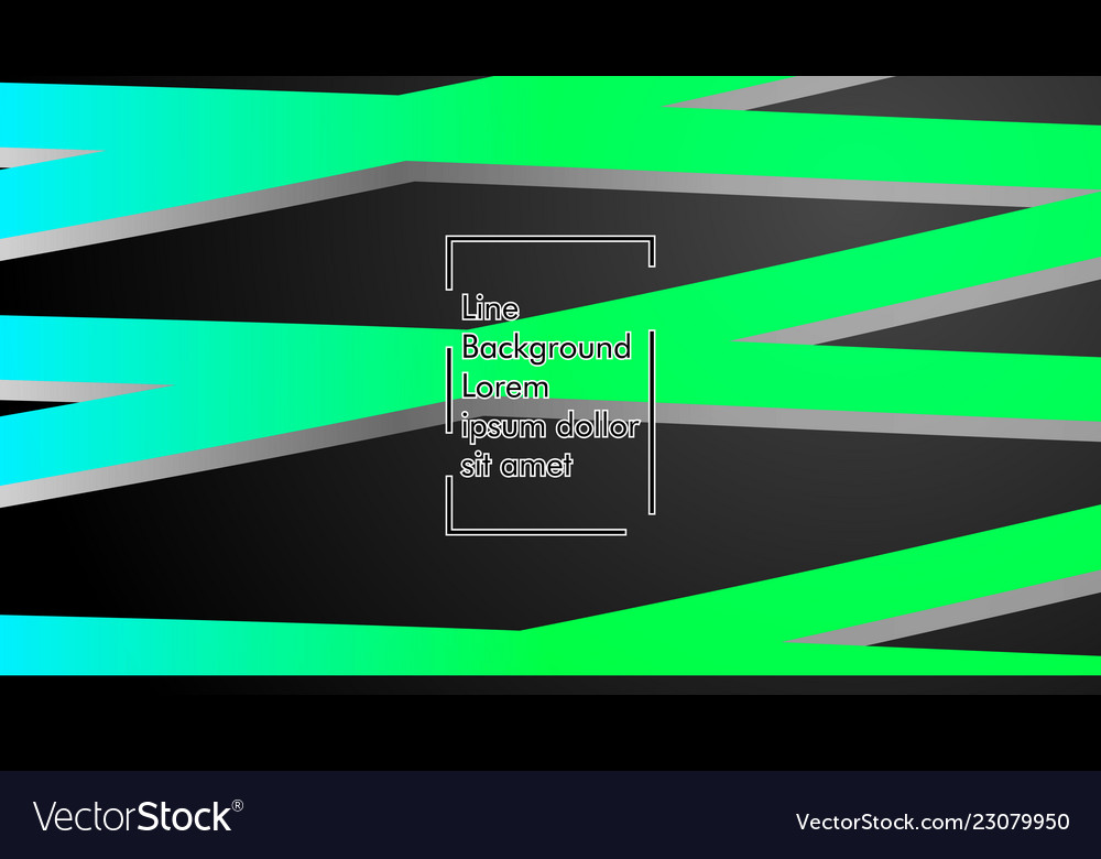 Abstract wave background with green gradient vector image Abstract wave background with green gradient