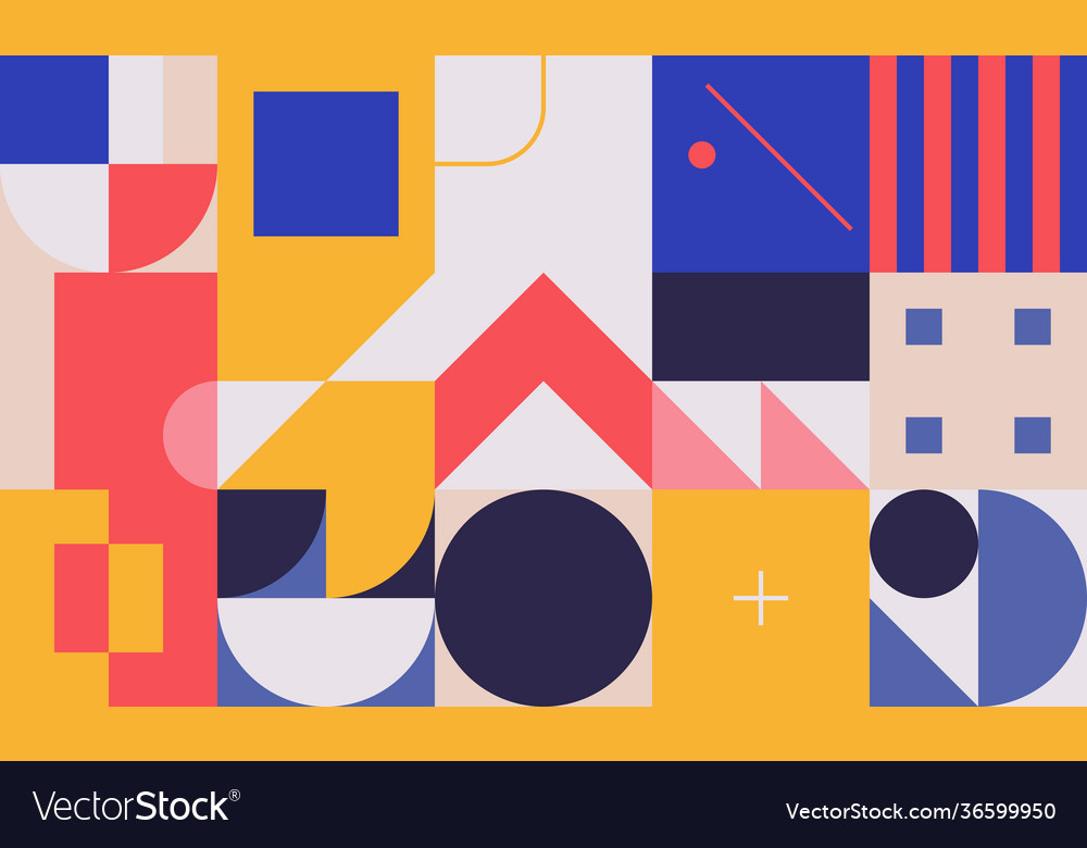 Digital design abstract pattern vector image Digital design abstract pattern