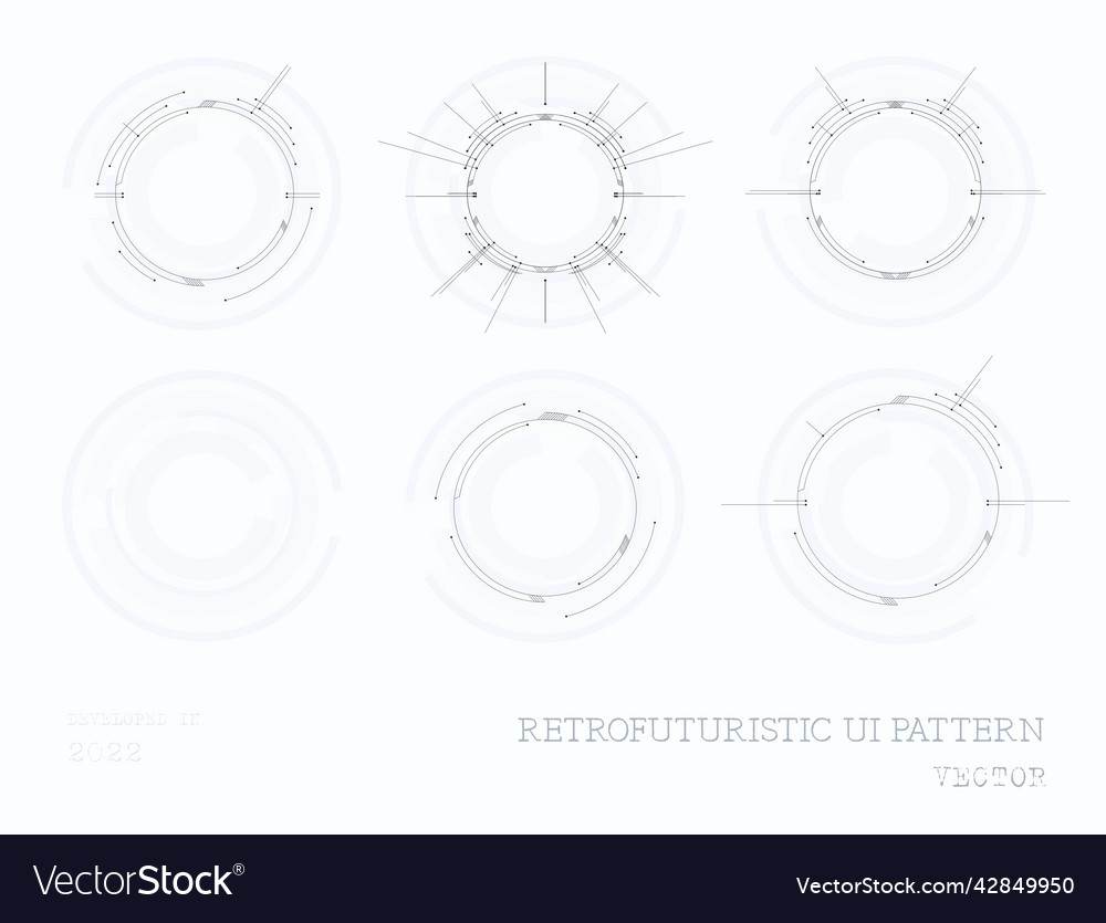 Interface elements progress bar button design Vector Image Interface elements progress bar button design