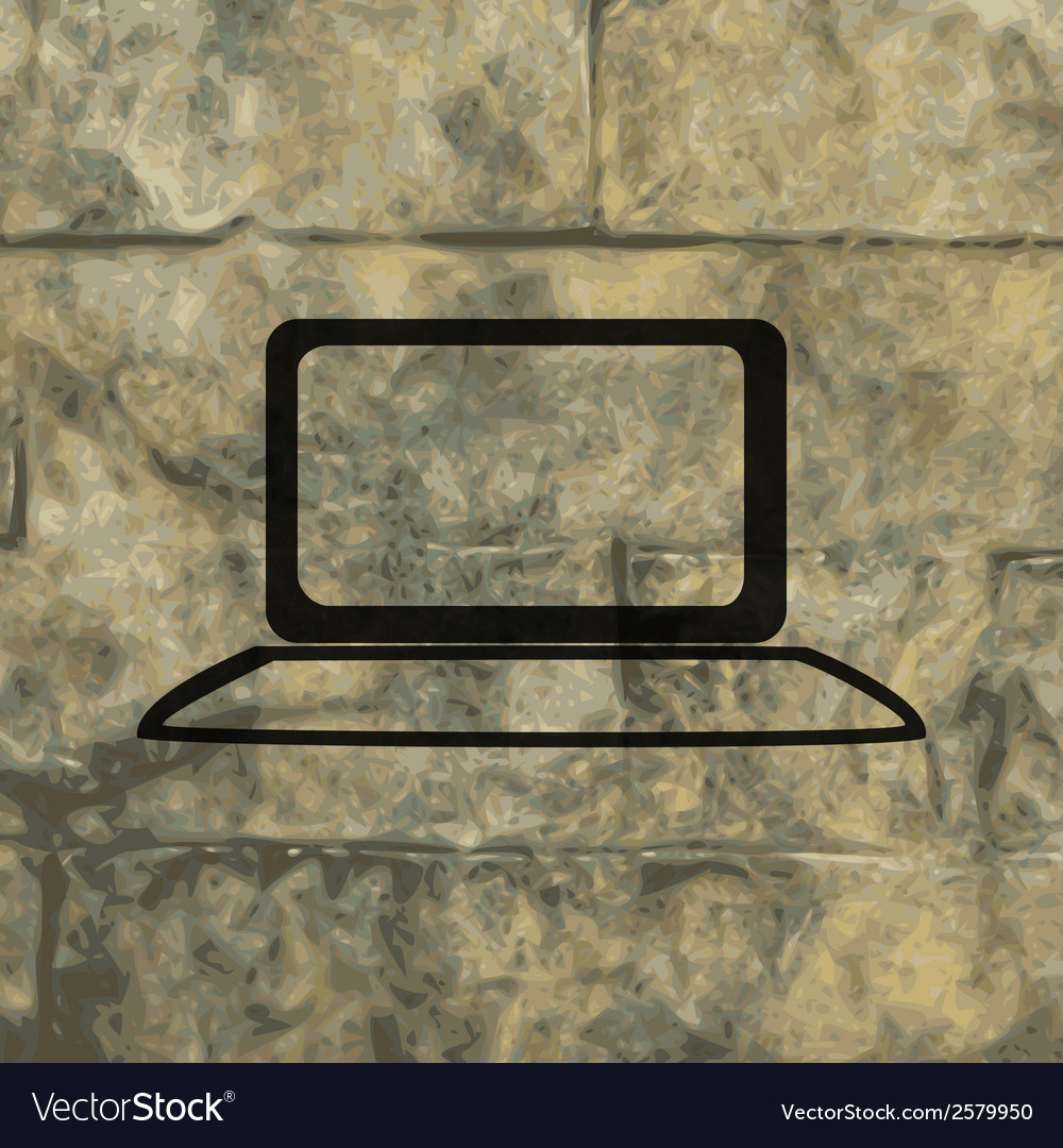 Notebook flache moderne Web-Taste und Raum für Ihre