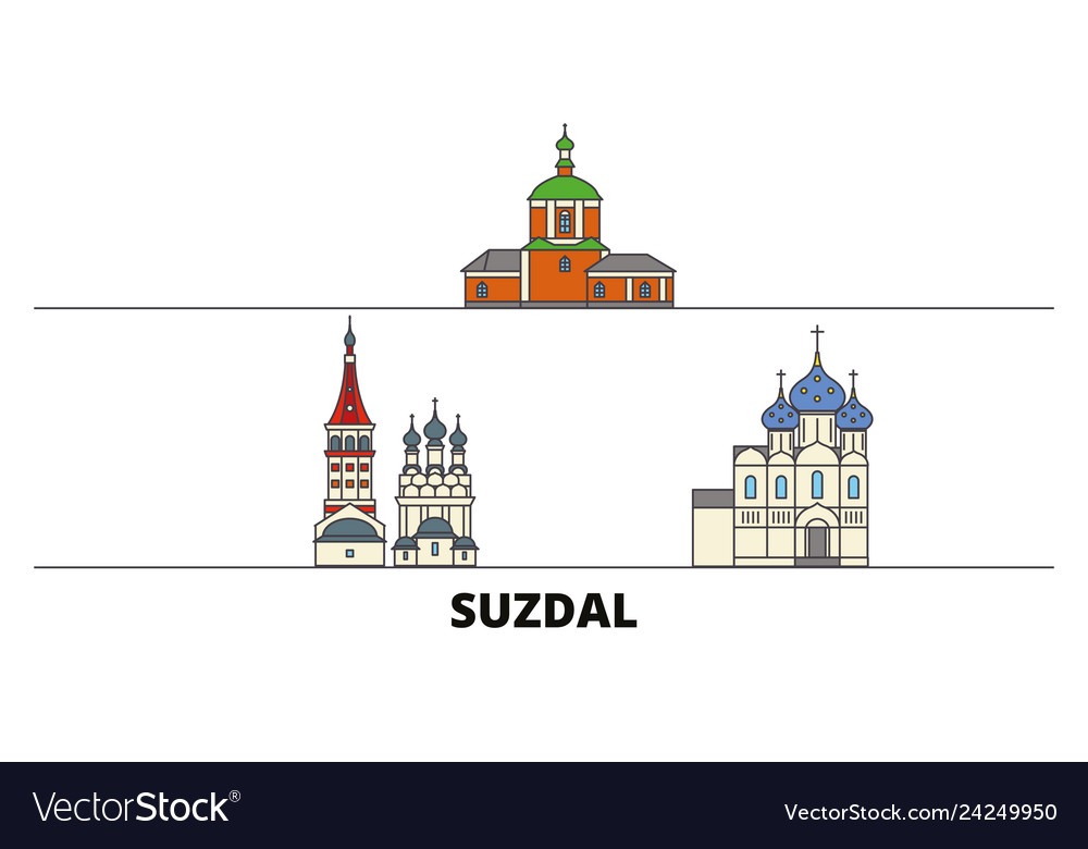 Суздаль рисунок достопримечательности