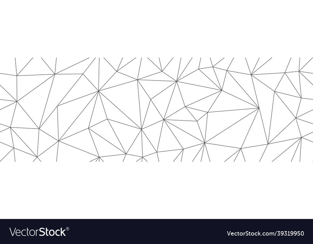 Seamless linear pattern forms triangles