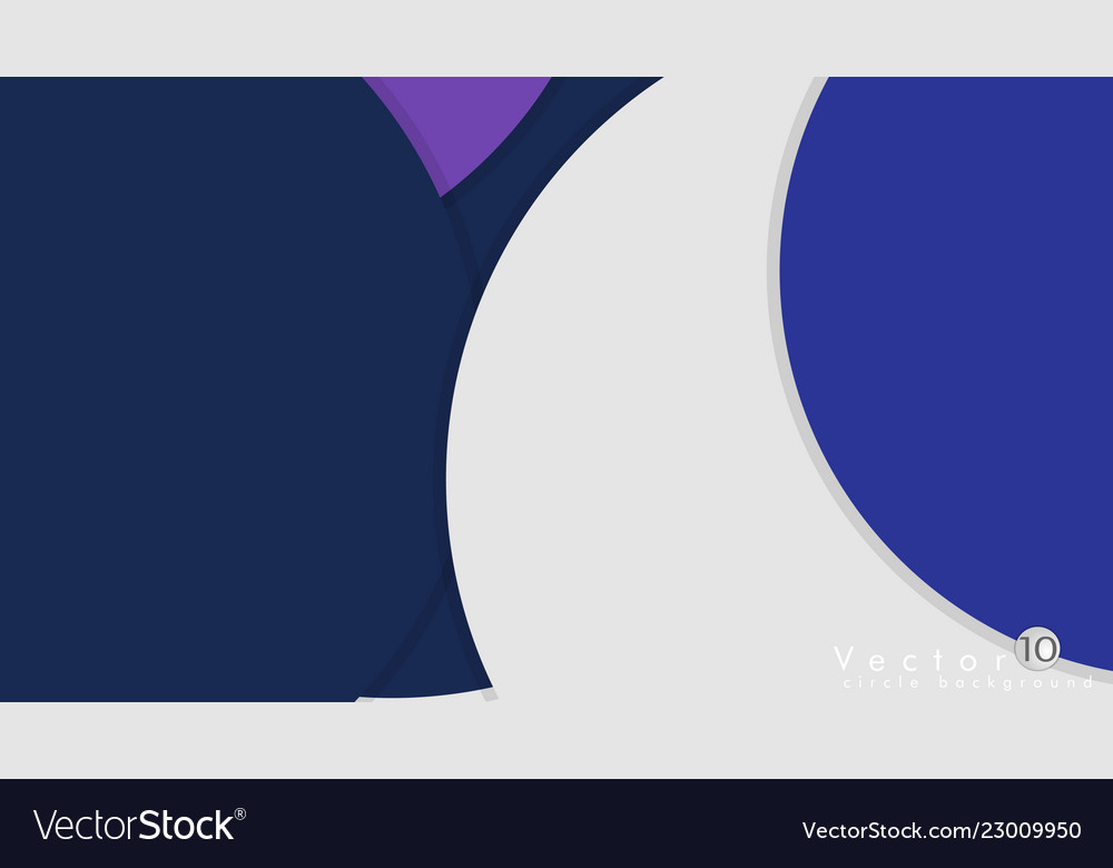 Simple and colorful circles background design vector image Simple and colorful circles background design