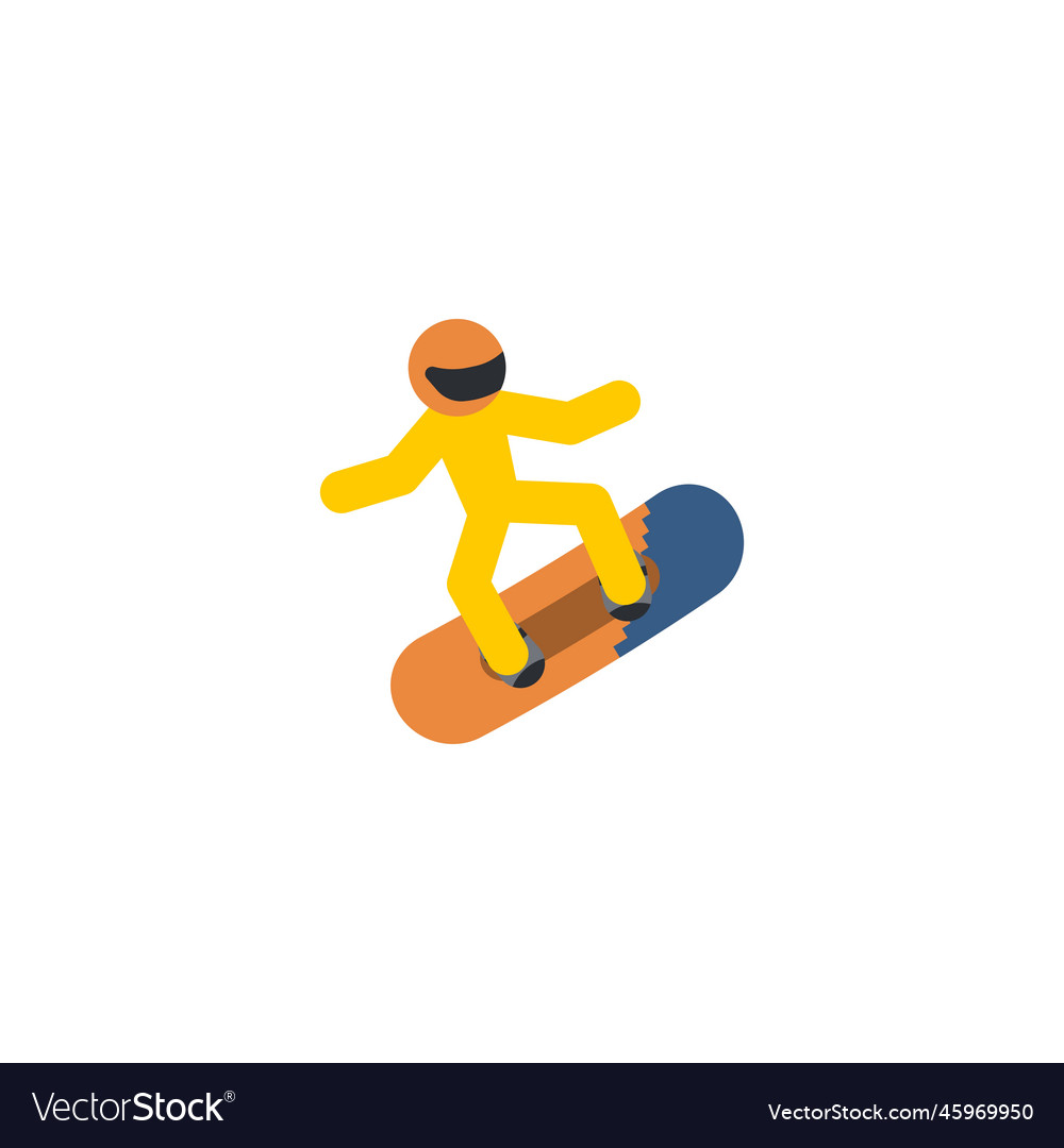 Snowboarding creative icon from sport icons