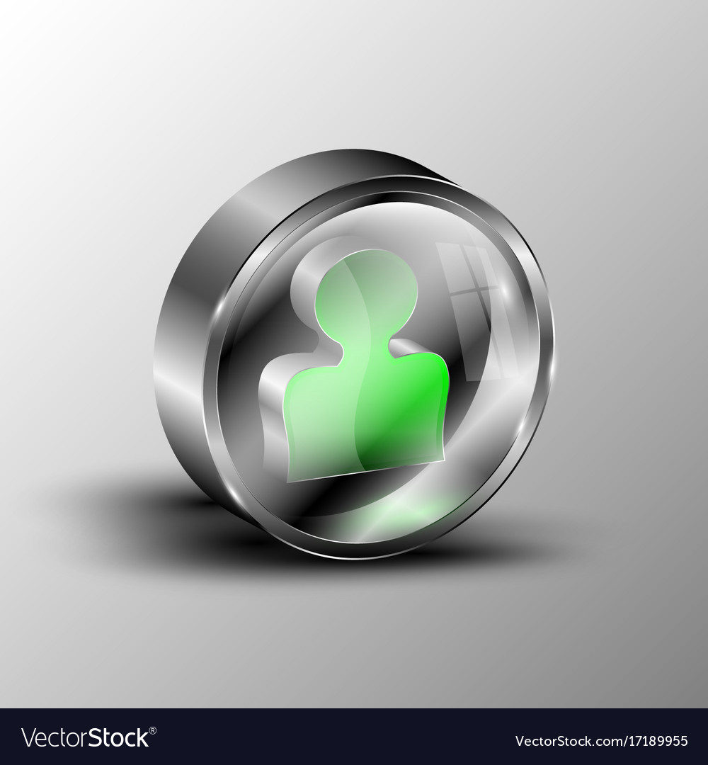 3d button