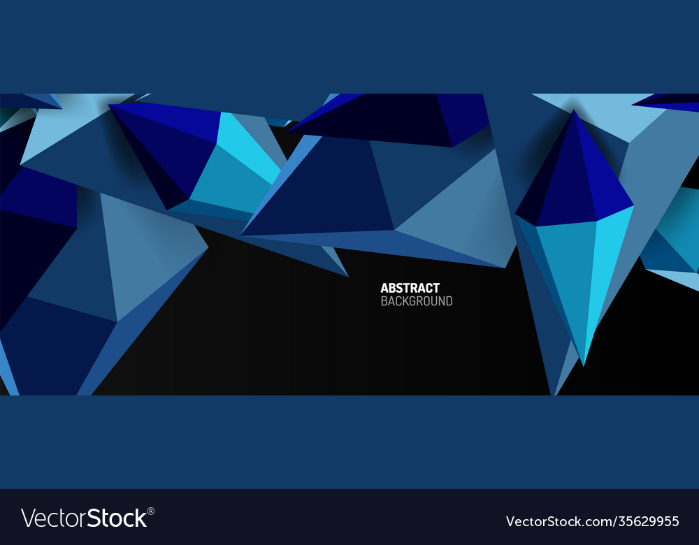 3d low poly abstract shape background