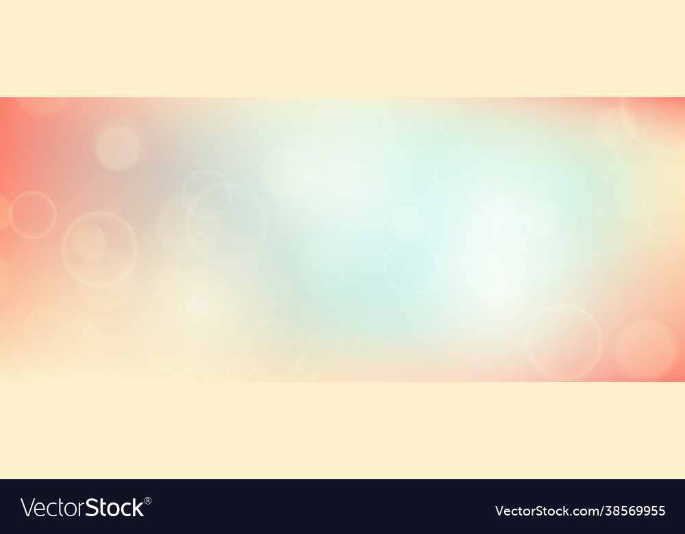Abstract background with blur bokeh light effect Vector Image Abstract background with blur bokeh light effect