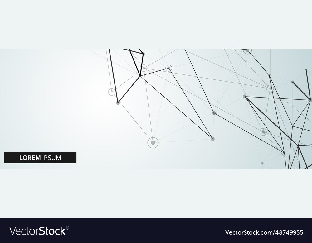 Abstract connecting dots and lines polygonal vector image Abstract connecting dots and lines polygonal