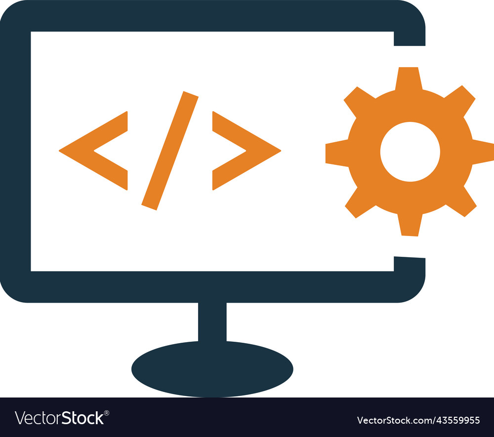 code-html-management-icon-simple-editable-graphics