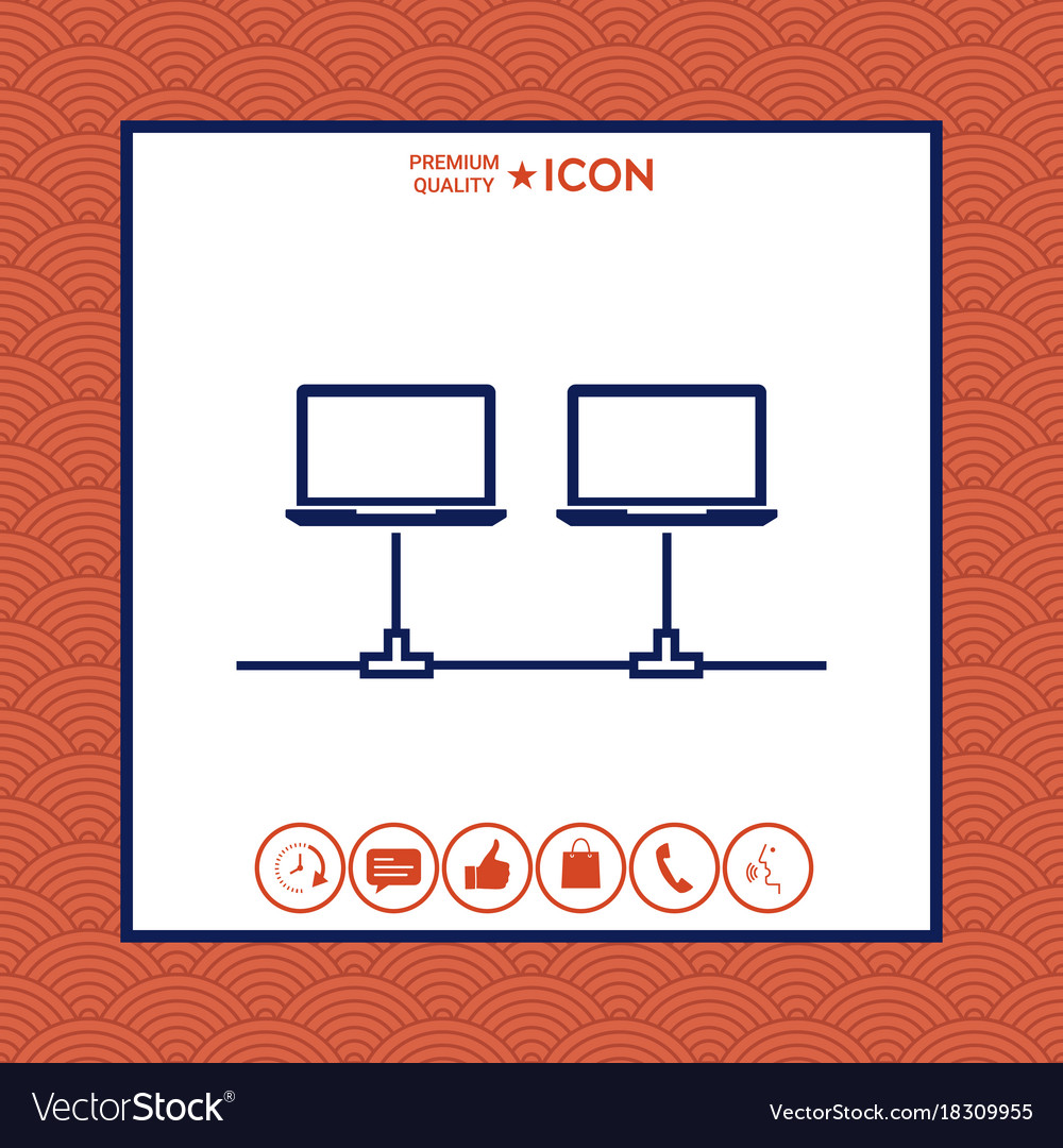 Computer network icon