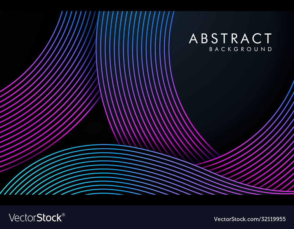 Dark abstract background with black overlap vector image Dark abstract background with black overlap