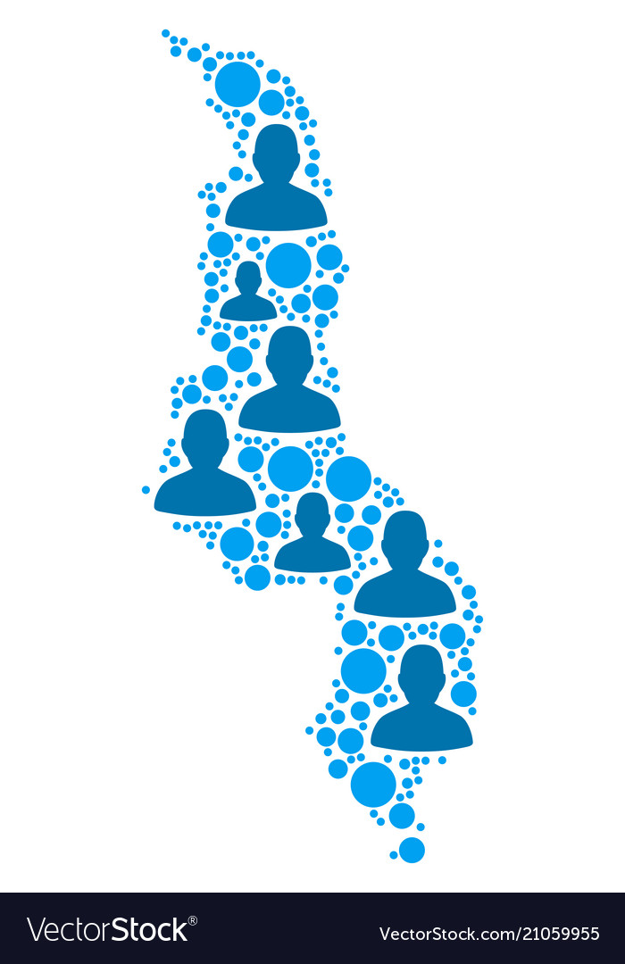 Malawi map population demographics