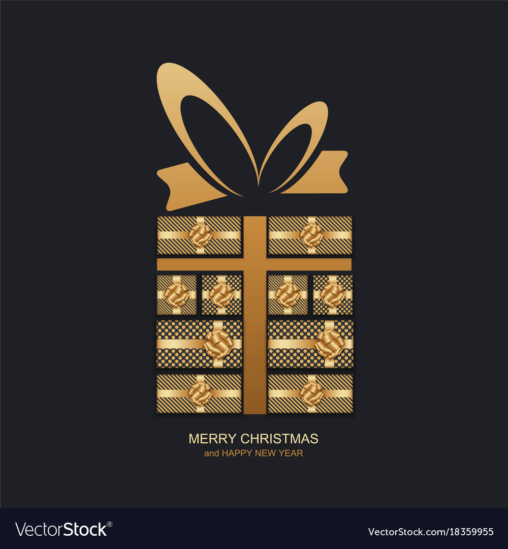Modern christmas or 2018 happy new year