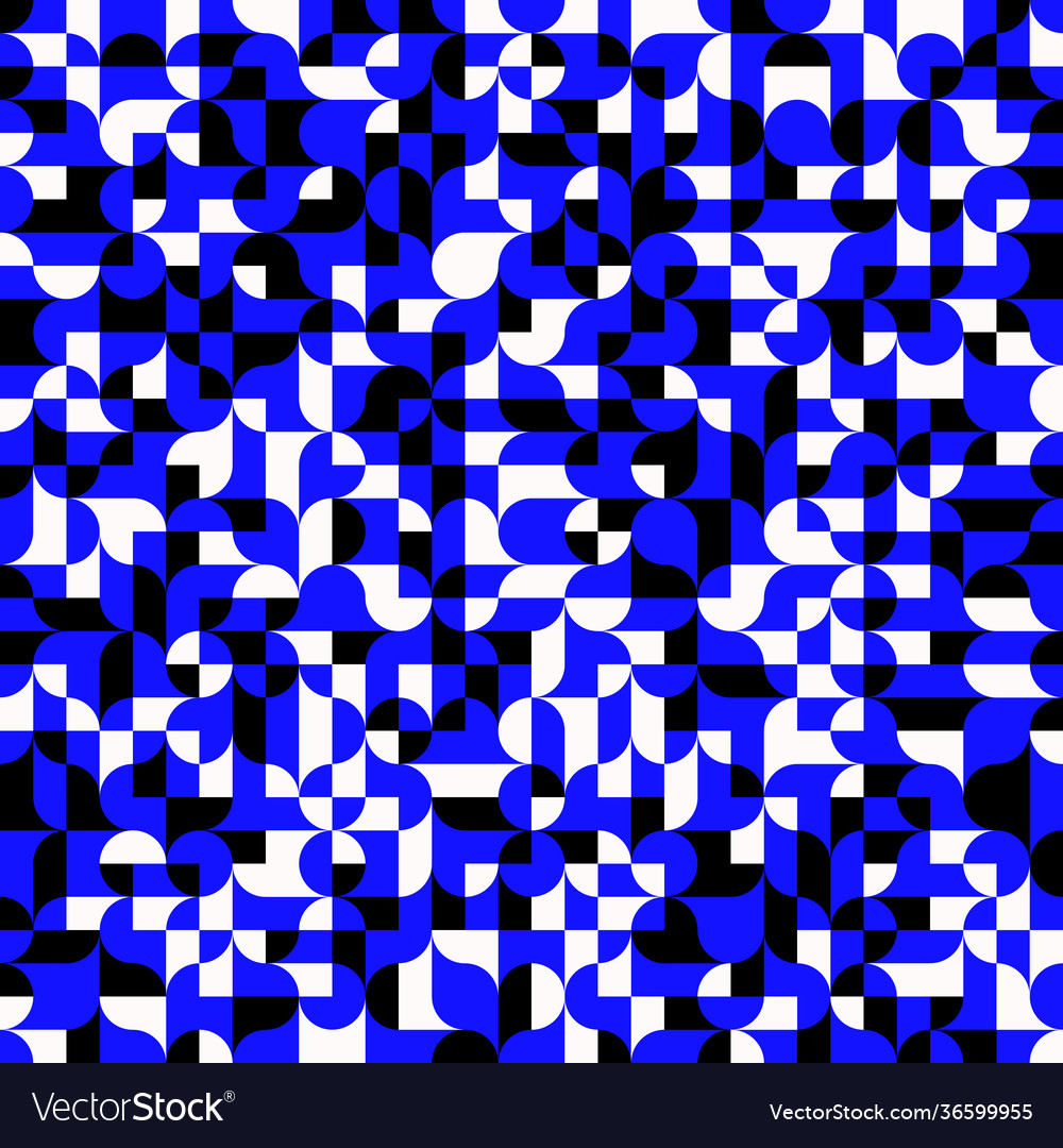 Mosaic abstract pattern design vector image Mosaic abstract pattern design