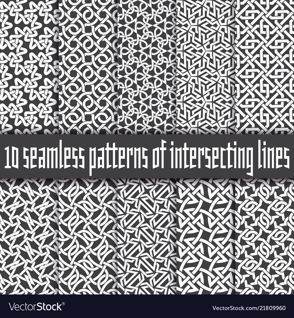 Abstract White Line Pattern