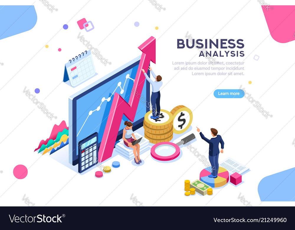 Auditing Business Analysis Concept Royalty Free Vector Image