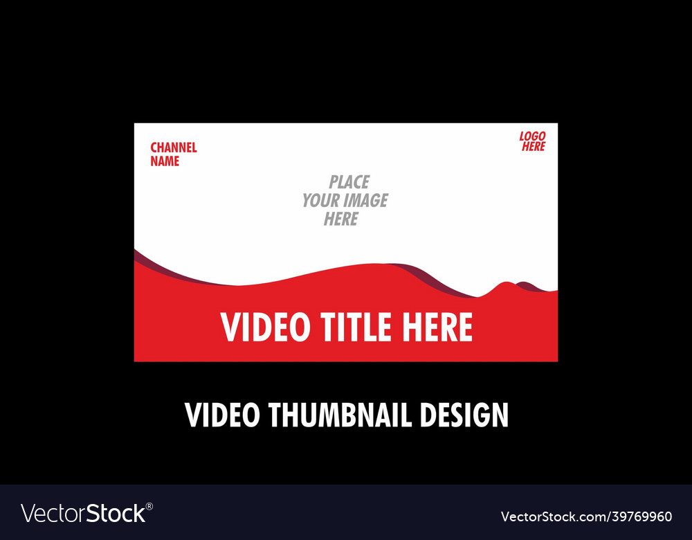 Colorful graphic of video thumbnail