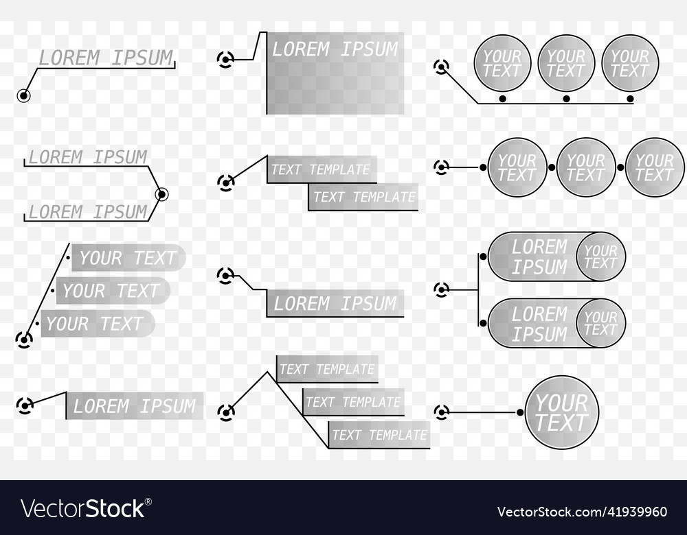 Digital Callout Text Elements