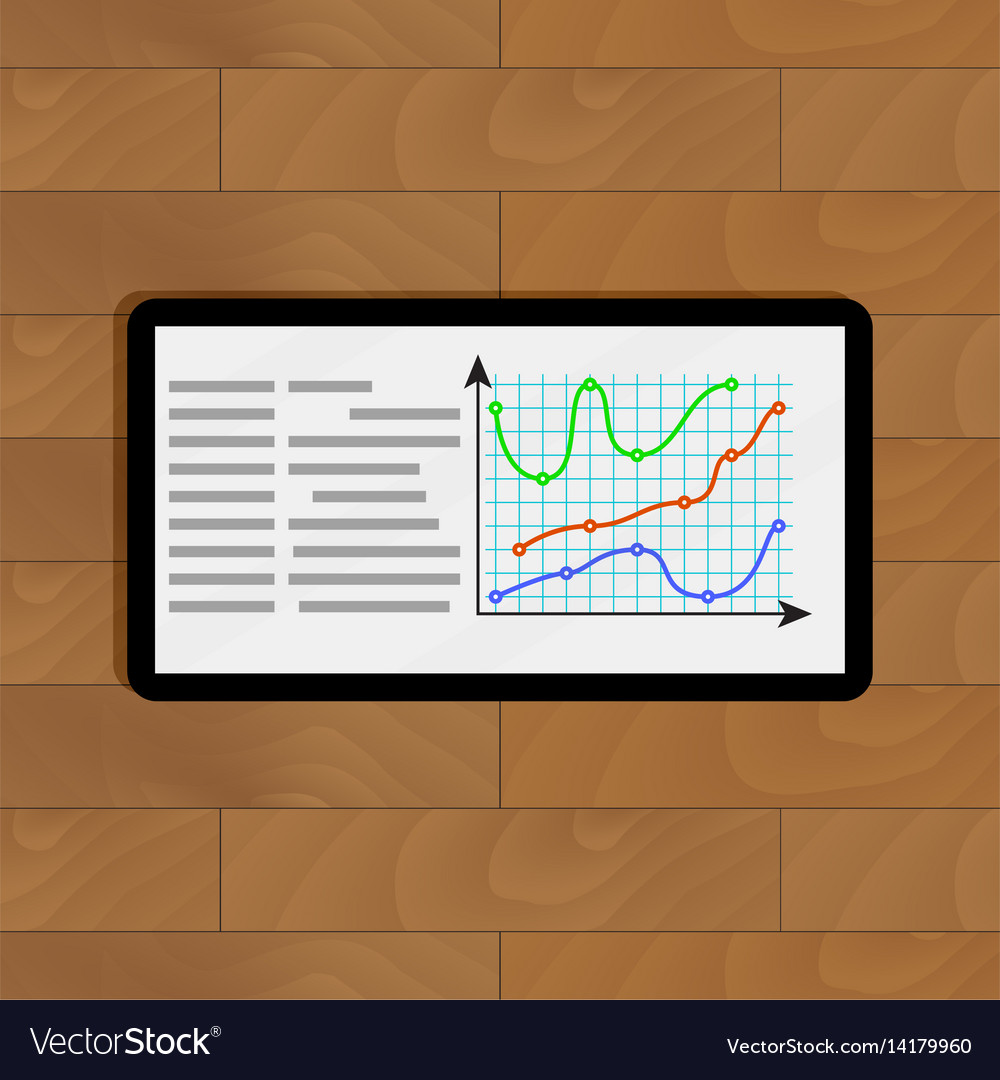 Graphic with curve colored lines