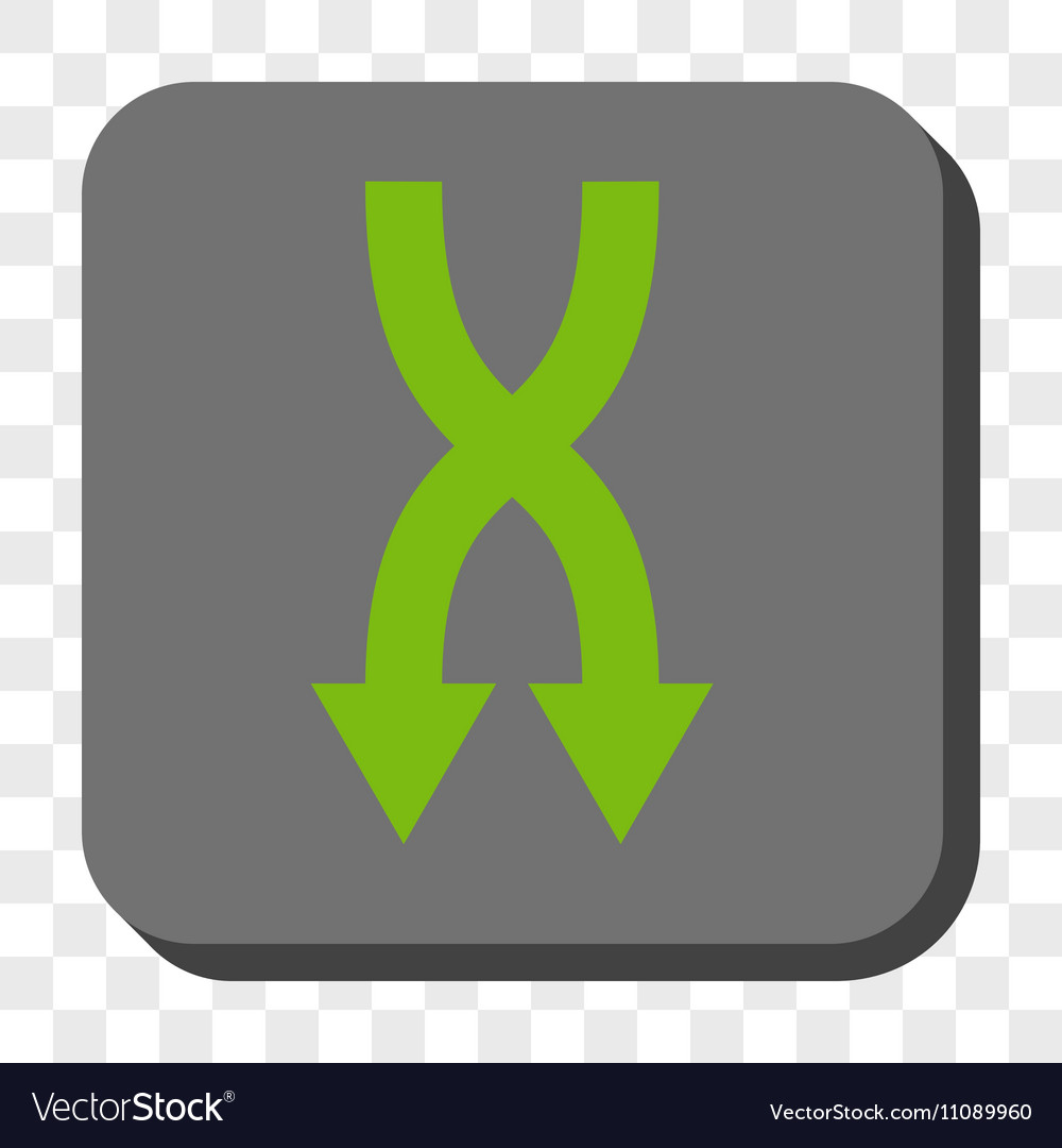 Shuffle arrows down rounded square button