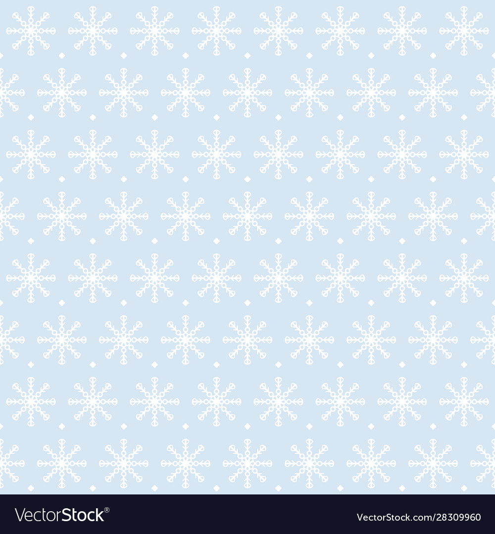 Snowflake pattern with snow spots seamless