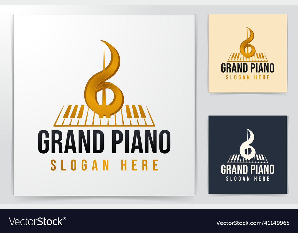 Grand piano logo ideas inspiration design