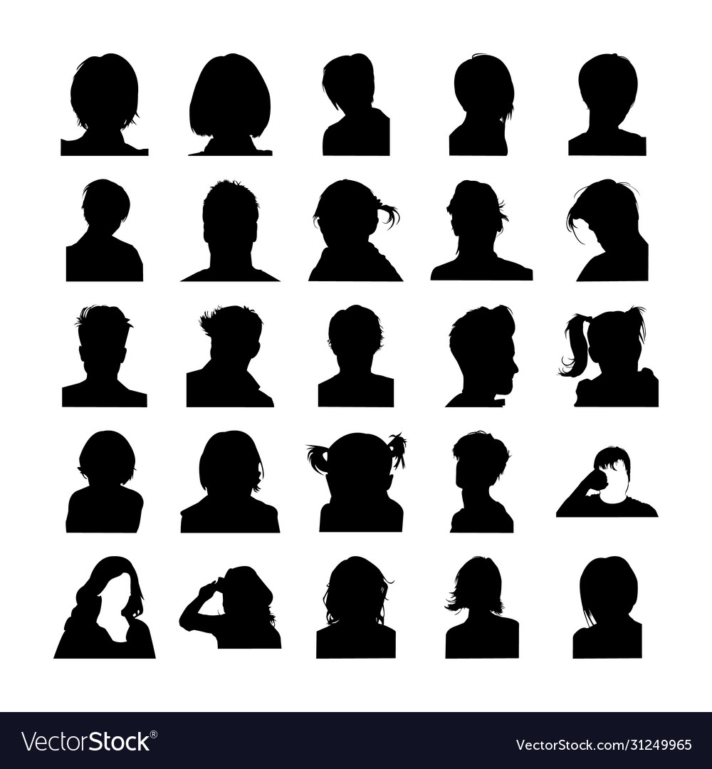 Human silhouette Royalty Free Vector Image - VectorStock