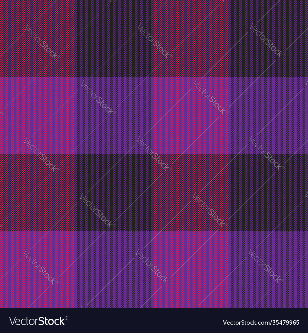 Purple asymmetric plaid textured seamless pattern