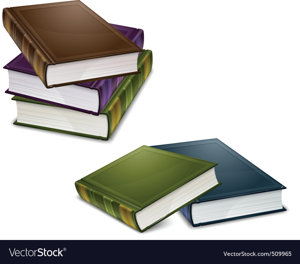 Stacked Books - Colorful Covers
