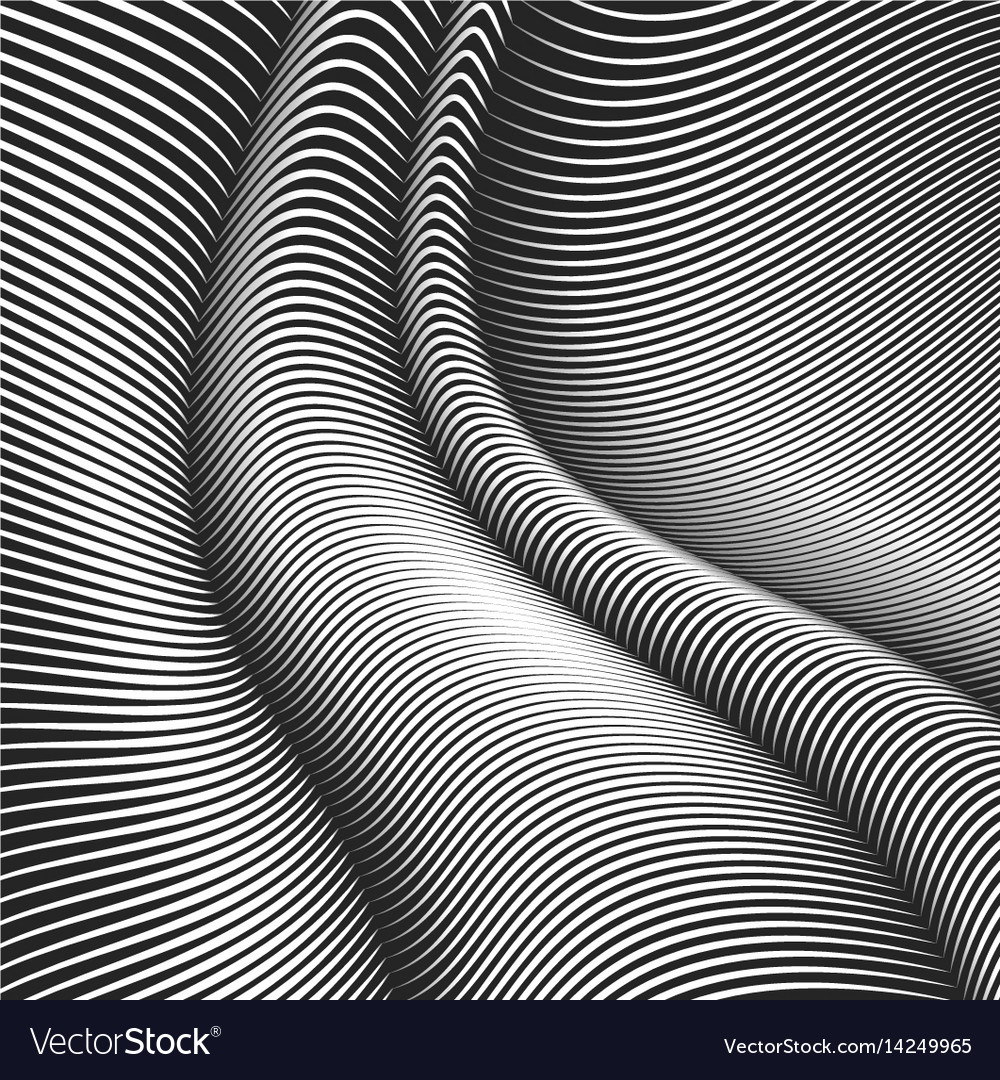 Warped lines background flexible