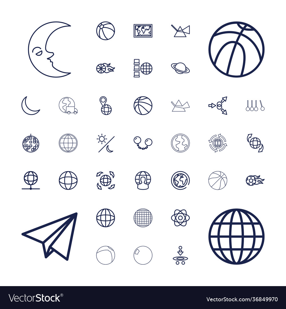 37 sphere icons