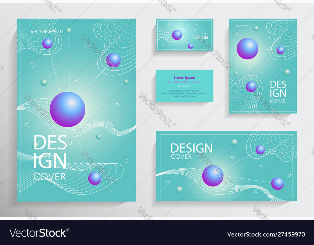 Abstract design with gradient balls vector image Abstract design with gradient balls