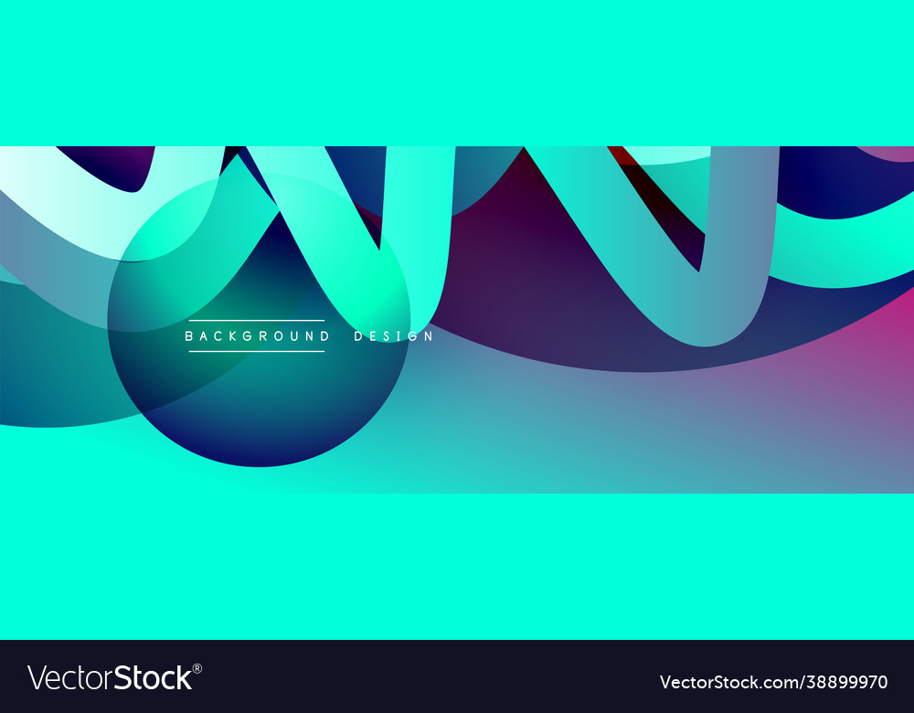 Abstract overlapping lines and circles geometric Vector Image Abstract overlapping lines and circles geometric