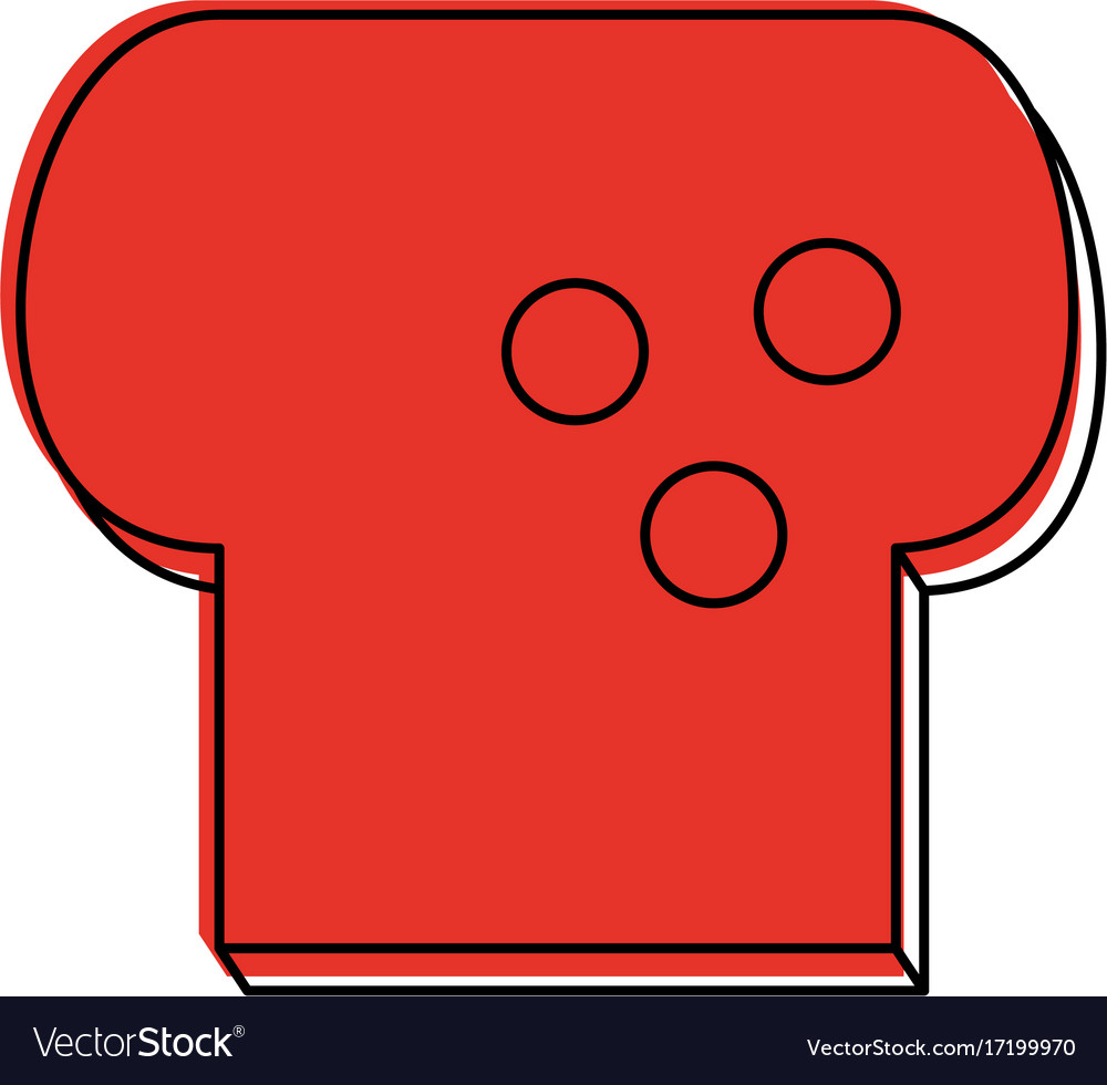 Bread slice icon image