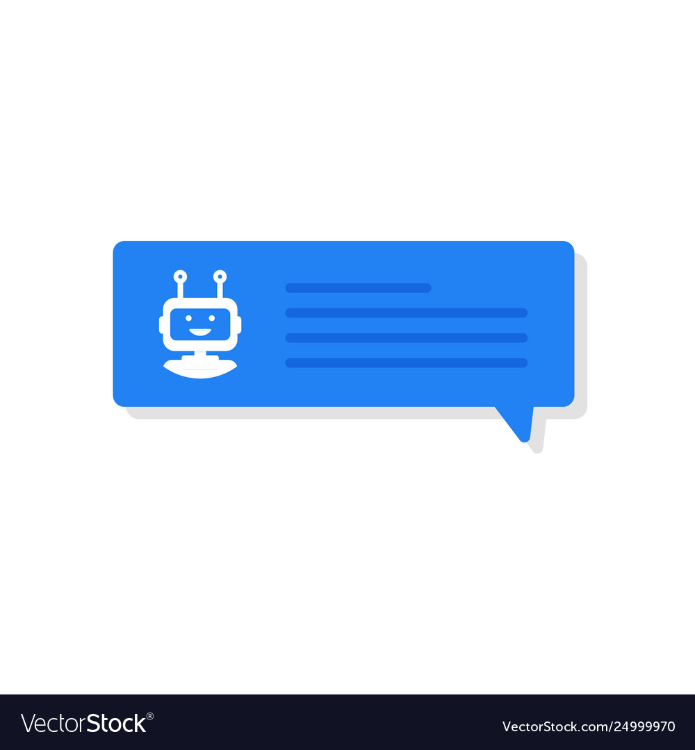 Chatbot banner concept user chatting with vector image Chatbot banner concept user chatting with