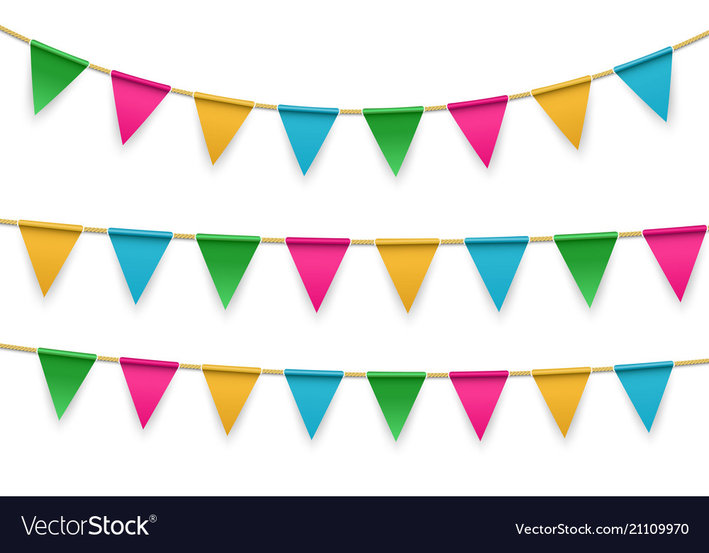 Colorful Bunting Garland
